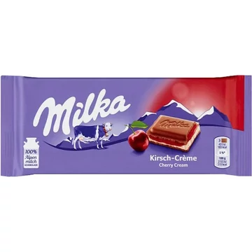 Milka Cherry Cream Tejcsokoládé 100 g