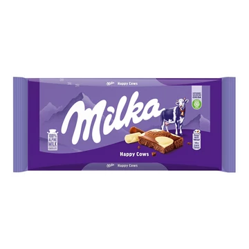 Milka 100g happy cow - foltos tejcsokoládé B