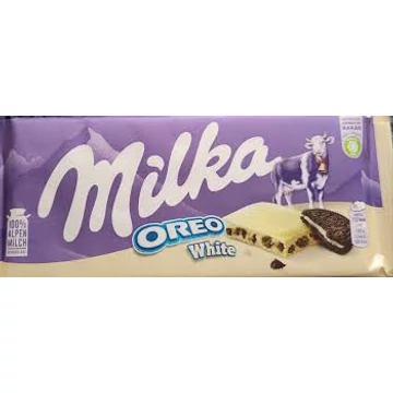 Milka 100g oreo white - oreós fehércsokoládé B