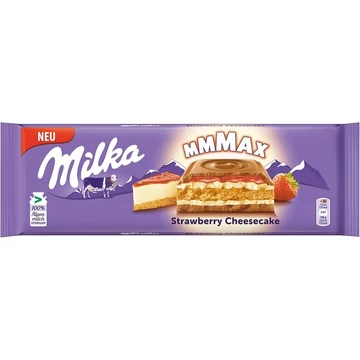 Milka Strawberry Cheesecake Alpine Milk Chocolate 300 g
