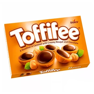 Toffifee mogyoró karamellben, mogyorós nugátkrémmel és csokoládéval 125 g