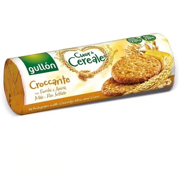 Gullón élelmi rostban gazdag gabonakeksz puffasztott rizzsel 265g