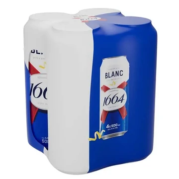 Kronenbourg Blanc 4x0,5l dobozos sör Multi Pack 1/6