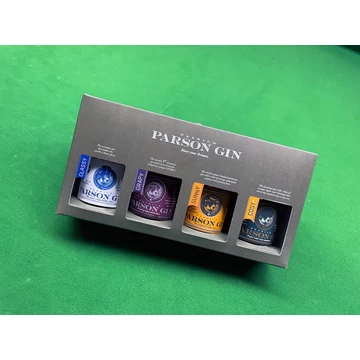 Parson gin Tasting mini szett 4x0,05l 40% DD