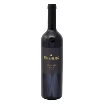 Bear and Friends Villányi Merlot prémium 0,75l 2020