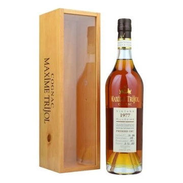 Maxime Trijol Cognac 1973 Vintage konyak 0,7l 44% fa DD