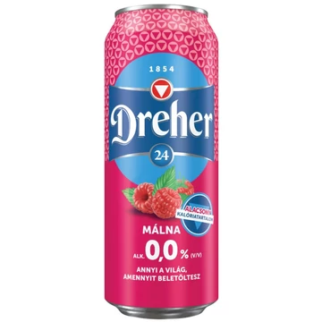 Kisker Dreher 24 málna 0,0% 0,5l dob. alk.mentes