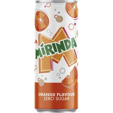 0,33L CAN Mirinda Narancs Zero 1/24 DRS