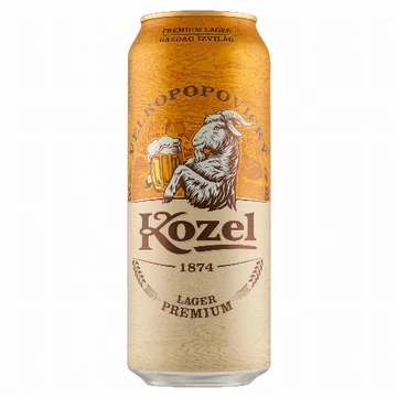 Kisker Kozel Lager sör 0,5l 4,6% dob. DRS