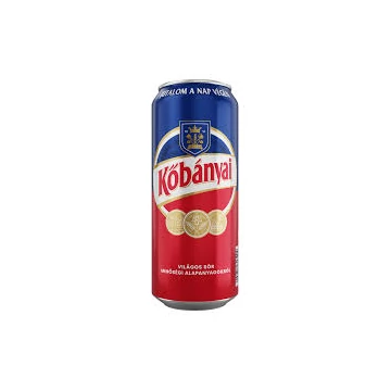 Kőbányai Világos 0,5l dob. 4,3% DRS