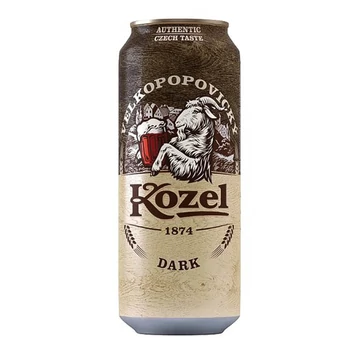 Kisker Kozel Dark sör 0,5l 3,8% dob. DRS