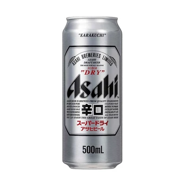 Kisker Asahi Super Dry sör 0,5l dob. DRS