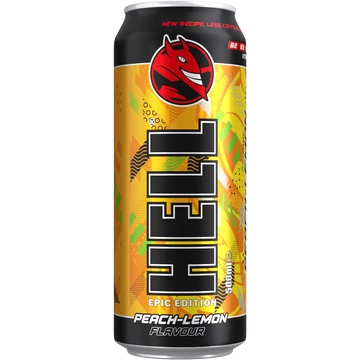 Hell 500ml CAN Peach-lemon 1/12 DRS