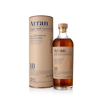 Arran 10 éves Scotch whisky 0,7l 46% DD DRS
