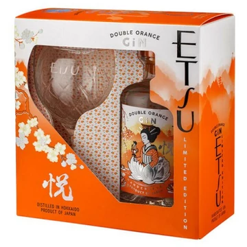 Etsu Double Orange gin 0,7l 43% +pohár DD DRS