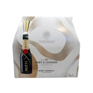 Moet&amp;Chandon Brut Impérial Champagne EOY22 6 x 0.2l + 6 pohár DD