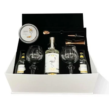Sir Edmond gin 0,7l 40% + 2 London E. Tonic + 2 pohár + báreszközök DD
