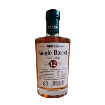 Békési Manufaktúra whisky 0,35l 43% DRS