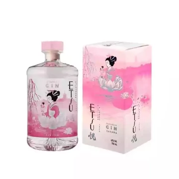 Etsu Sakura prémium gin 0,7l 43%