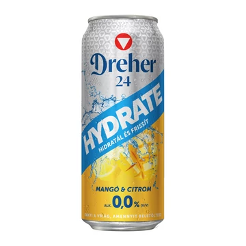  Kisker Dreher 24 Hydrate mangó&citrom 0% 0,5l dob DRS