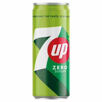 0,33L CAN 7UP Zero Sleek 1/24 DRS