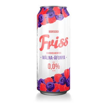 Borsodi Friss Áfonya-Málna 0% 0,5l dob. alk.mentes