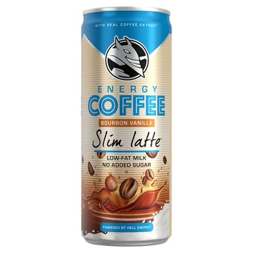 Hell Coffee Slim Vanilla jeges kávé 250ml CAN