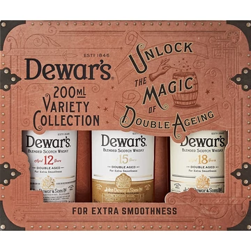 Dewar s whisky Variety Collection 12,15,18 éves 3x0,2l DD