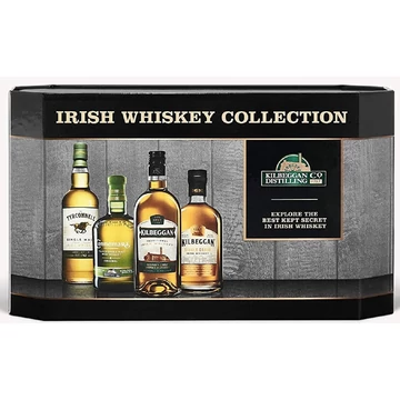 Irish Whiskey Collection 4x0,05l Connemara, Kilbeggan, Tyrconnel DD