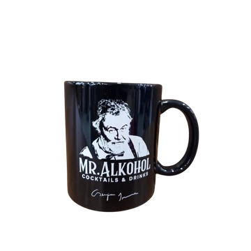 Mr. Alkohol logós kerámia bögre