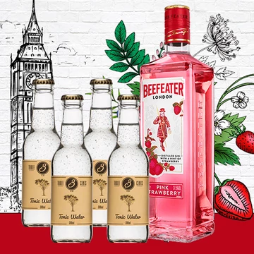 Beefeater Pink Strawberry Gin Tonik Szett