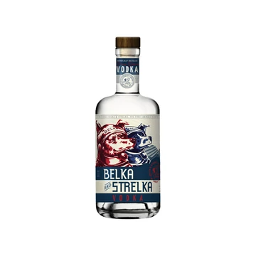 Belka&Strelka vodka 0,7l 37,5%