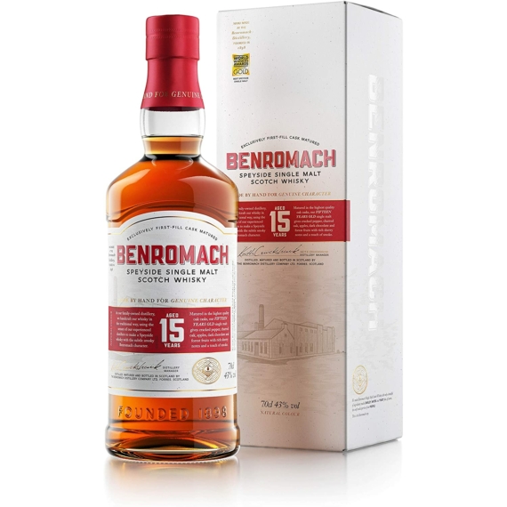 Benromach Classic Speyside 15 Éves Whisky New Edition 