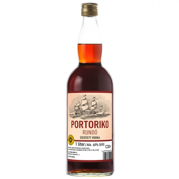 Várda Portoriko Rundo 1L 60%