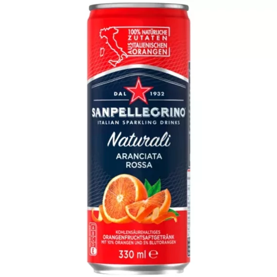 San Pellegrino Aranciata Rossa 0,33l 1/24 CAN DRS