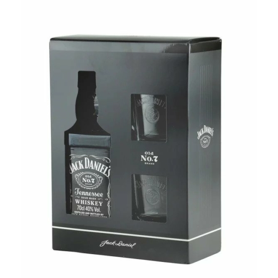 Jack Daniels 0,7l 40% + 2 pohár DD