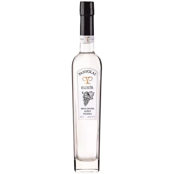 Panyolai Elixír Irsai Olivér Szőlő pálinka 0,5l 43%