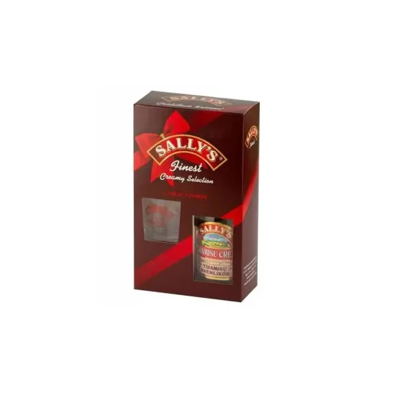 Sallys Tiramisu Krémlikőr 0,5l + pohár DD