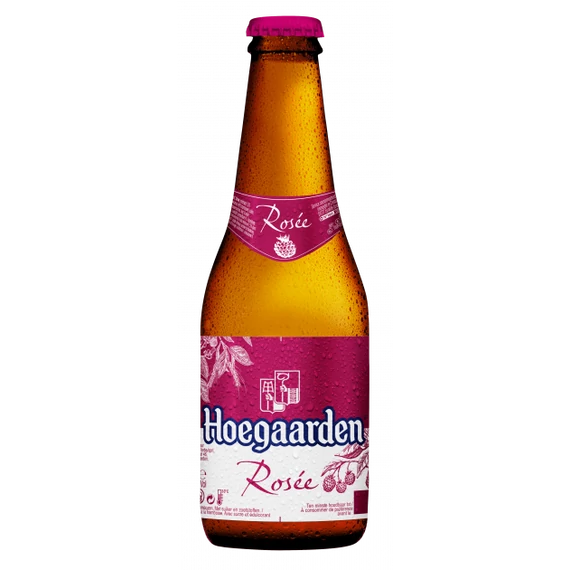 Hoegaarden Rosée világos, szűretlen belga fehér sör málnával ízesítve 3% 0,25 l