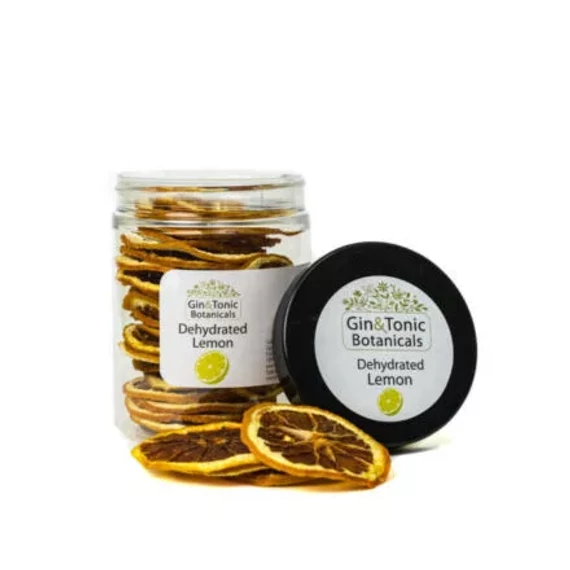 G&amp;T Botanicals Szárított citromkarikák 35g közepes tégelyben