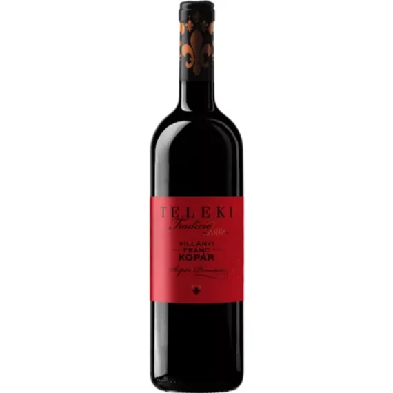 Teleki Tradíció 1881 Super Premium Vill. Franc Kopár 2015 0,75l ***