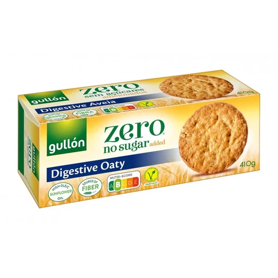 Gullón cukormentes Digestiva Avena – Zabpelyhes keksz 410 g