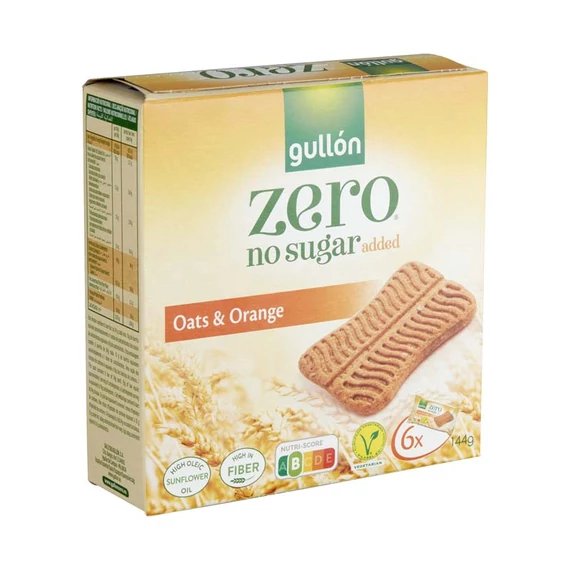 Gullon Snack zabos, narancsos keksz 144g