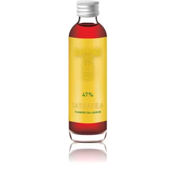 Tatratea Flower Tea likőr 0,04l 47% (sárga) mini