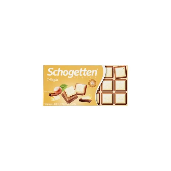 Schogetten Fehércsokoládé Fahéjjal 100g B