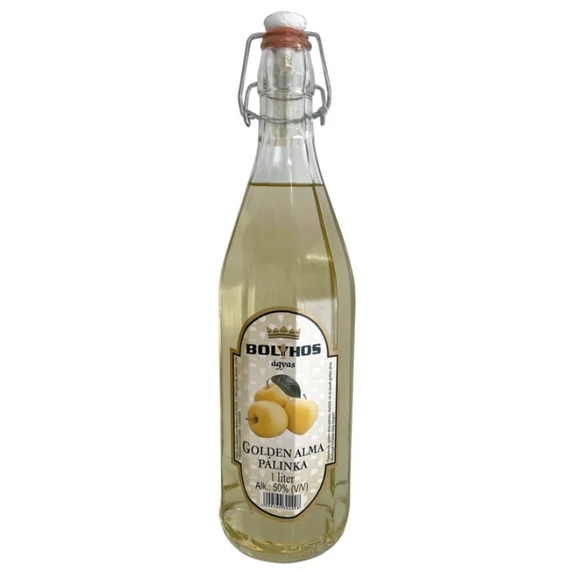 Bolyhos Ágyas golden alma pálinka 1L 50%***kifutó