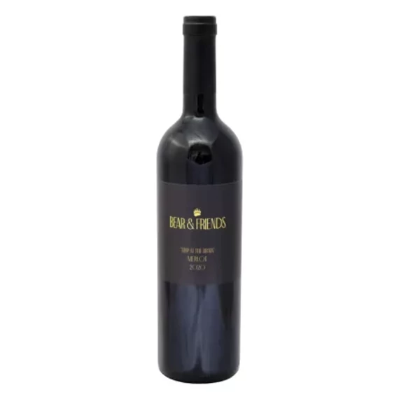 Bear and Friends Villányi Merlot prémium 0,75l 2020
