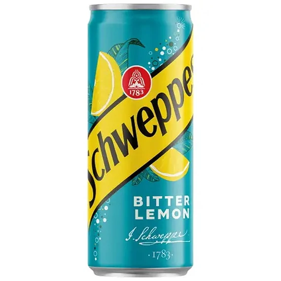 EXPORT 0,33L CAN Schweppes Bitter Lemon