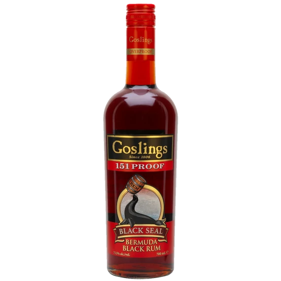 Goslings Black Seal 151 Proof rum 0,7l 75,5%