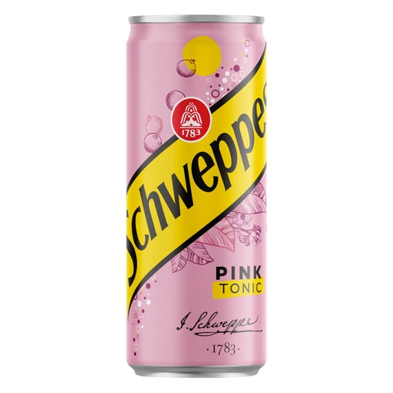 EXPORT 0,33L CAN Schweppes Pink Tonic sleek